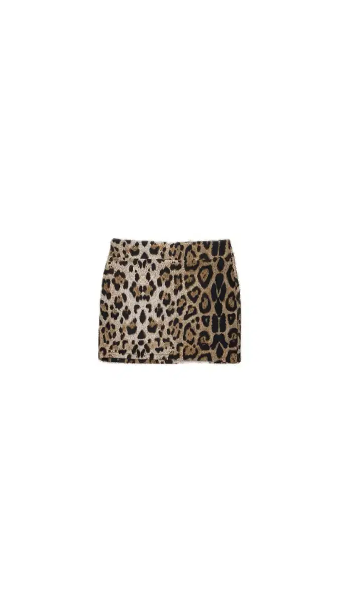 Leopard print micro mini skirt 호피 마이크로